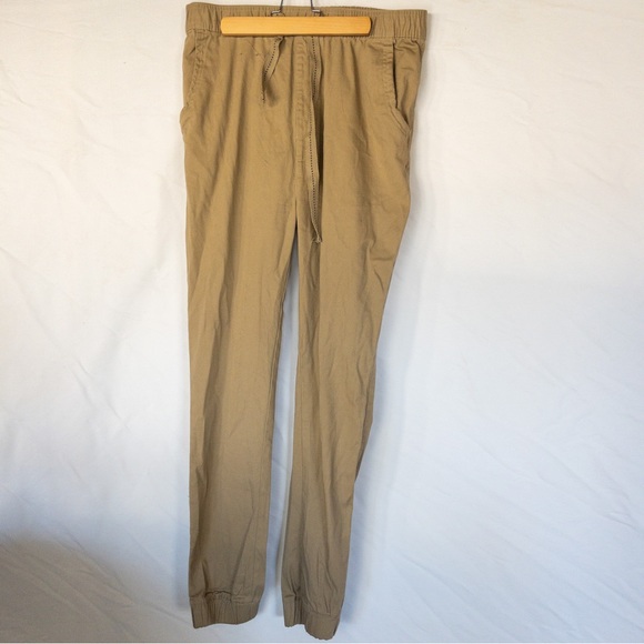 Galaxy By Harvic Tan Khaki Pants Women's Pockets Cargo - Picture 1 of 3